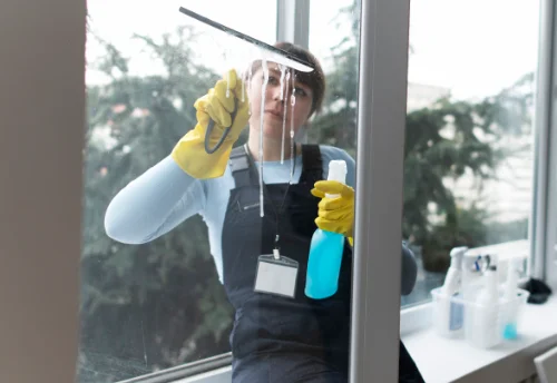 Nettoyage de vitres intérieures et extérieures au Pin-la-Garenne
